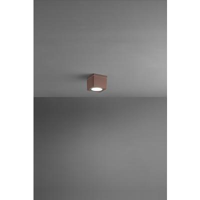 PLAFONIERA IN ALLUMINIO COL.CORTEN
